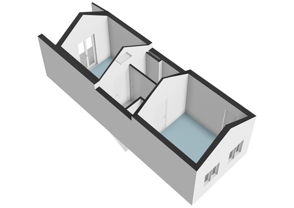 Floorplan - Steenstraat 43, 2312 BV Leiden